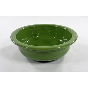 Vintage Fiesta Shamrock Green 8.5" Nappy Bowl Serving Vegetable Homer Laughlin